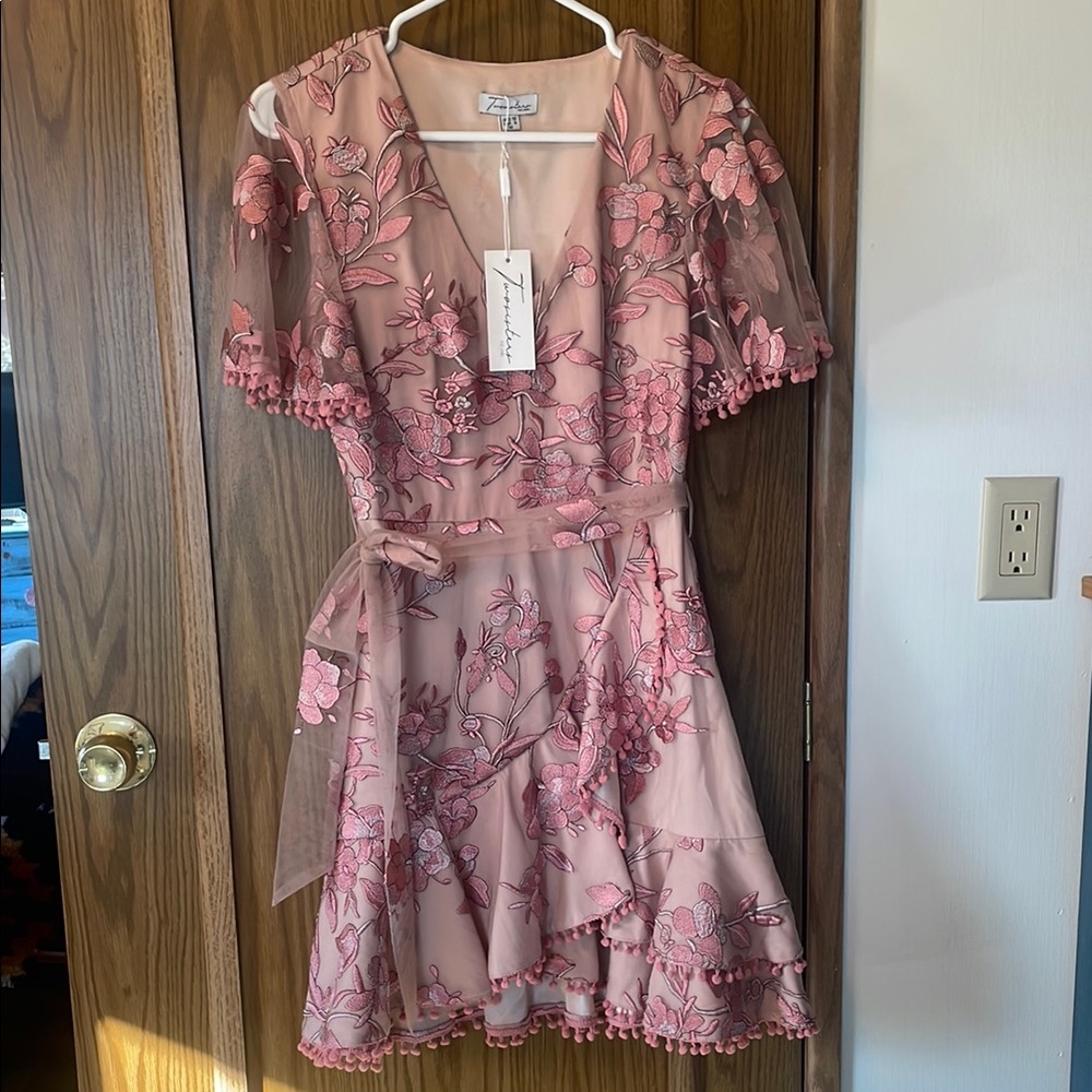 Blush Pink Floral Dress